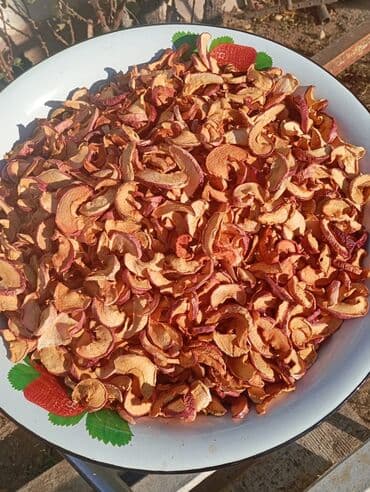 Сушёные яблоки домашние экологически чистые Иссык-Кульские - Без at lalafo.kg Сушёные яблоки домашние экологически чистые Иссык-Кульские - Без