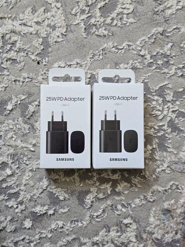Сетевой адаптер Samsung 25W PD (USB‑C) - Мощность: 25 Вт, поддержка at lalafo.kg Сетевой адаптер Samsung 25W PD (USB‑C) - Мощность: 25 Вт, поддержка