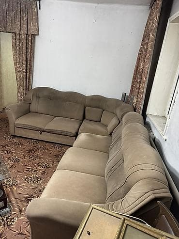 Комплект мягкой мебели, цвет - Бежевый at lalafo.kg Комплект мягкой мебели, цвет - Бежевый