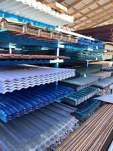 Профнастил и волнистые листы для кровли и ограждений - Ассортимент lalafo.kg да Профнастил и волнистые листы для кровли и ограждений - Ассортимент