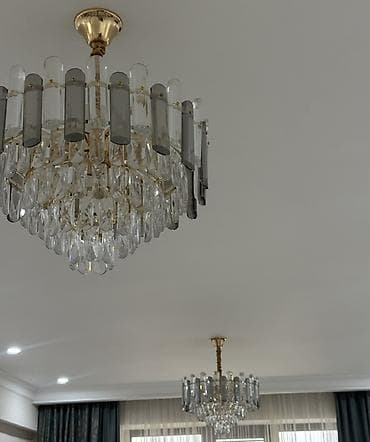 Классические потолочные люстры с хрустальными подвесками - Тип lalafo.kg да — 2 Классические потолочные люстры с хрустальными подвесками - Тип — 2