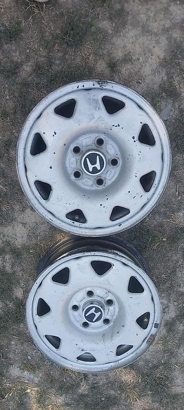 Пара оригинальных стальных дисков Honda. - Диаметр: 15" at lalafo.kg Пара оригинальных стальных дисков Honda. - Диаметр: 15"