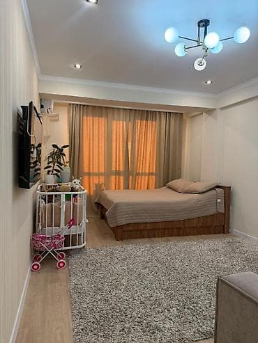 1 комната, 49 м², Кок-Жар мкр Элитка, 12 этаж, Евроремонт at lalafo.kg 1 комната, 49 м², Кок-Жар мкр Элитка, 12 этаж, Евроремонт