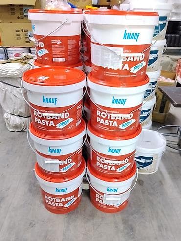 Шпаклевка Knauf, Полимерная, Готовая at lalafo.kg Шпаклевка Knauf, Полимерная, Готовая