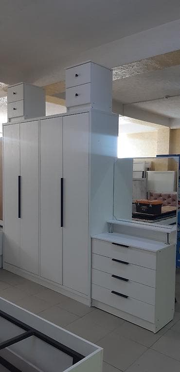 Спальный гарнитур, Двухъярусная кровать, Шкаф, Комод at lalafo.kg Спальный гарнитур, Двухъярусная кровать, Шкаф, Комод