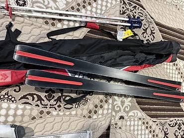 Комплект лыжа новый почти 2-3 раз использовал лыжа топовый at lalafo.kg Комплект лыжа новый почти 2-3 раз использовал лыжа топовый