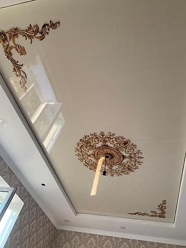 Ремонт под ключ: Натяжной потолок Глянцевое, Матовое, 3D потолки Гарантия, Бесплатная консультация, Бесплатный замер at lalafo.kg — 8 Ремонт под ключ: Натяжной потолок Глянцевое, Матовое, 3D потолки Гарантия, Бесплатная консультация, Бесплатный замер — 8
