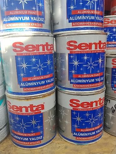 Алюминиевая краска Senta (Protective Coatings) — ALÜMİNYUM YALDIZ at lalafo.kg Алюминиевая краска Senta (Protective Coatings) — ALÜMİNYUM YALDIZ