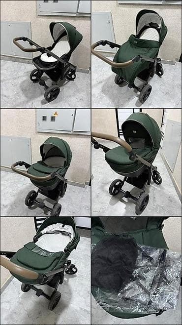 Детская коляска Кидилло 2 в 1, в цвете хаки, почти новая - Модульная at lalafo.kg Детская коляска Кидилло 2 в 1, в цвете хаки, почти новая - Модульная