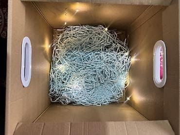 Подарочная коробка с декоративной подсветкой - Картонная коробка с at lalafo.kg Подарочная коробка с декоративной подсветкой - Картонная коробка с