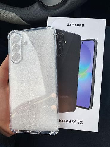 Samsung Galaxy A36, Новый, 128 ГБ, цвет - Черный, 2 SIM at lalafo.kg Samsung Galaxy A36, Новый, 128 ГБ, цвет - Черный, 2 SIM