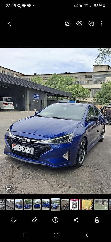 Hyundai Avante: 2019 г., 1.6 л, Автомат, Бензин, Седан at lalafo.kg Hyundai Avante: 2019 г., 1.6 л, Автомат, Бензин, Седан