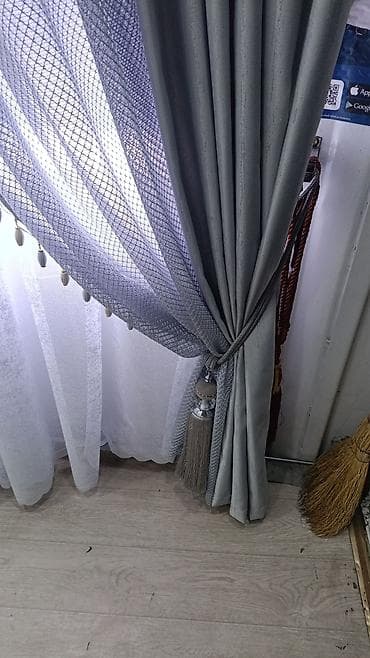 Шторалар комплекти, Кылкалемдери менен, Даяр буюм, Конок бөлмөсү үчун lalafo.kg да Шторалар комплекти, Кылкалемдери менен, Даяр буюм, Конок бөлмөсү үчун