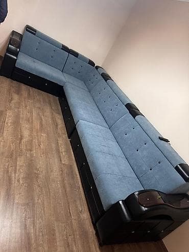 Угловой модульный диван большой вместимости. - Форма: Г-образный at lalafo.kg Угловой модульный диван большой вместимости. - Форма: Г-образный