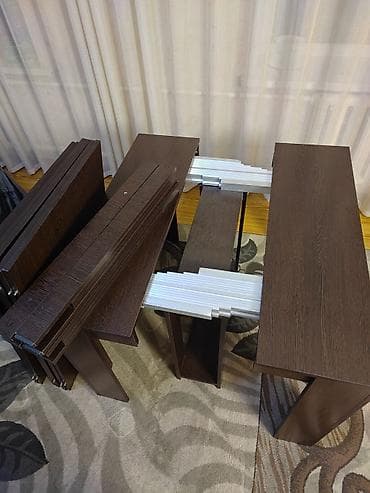 Бычуучу столдор: Трансформер үстөлү Ашкана үчүн, Стол китеби, түсү - Күрөң lalafo.kg да — 2 Бычуучу столдор: Трансформер үстөлү Ашкана үчүн, Стол китеби, түсү - Күрөң — 2