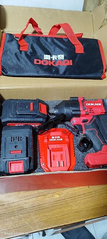 Аккумуляторный ударный гайковерт DOKAQI DKQ-850 (бесщеточный) at lalafo.kg Аккумуляторный ударный гайковерт DOKAQI DKQ-850 (бесщеточный)