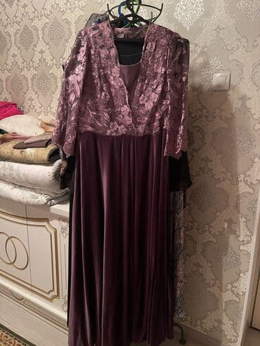 Вечернее платье размер 50-52 одевала 1 раз на той at lalafo.kg Вечернее платье размер 50-52 одевала 1 раз на той