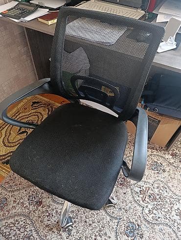 Офис шкафтары: Офис креслолор, Колдонулган, Дөңгөлөктүү, түсү - Кара lalafo.kg да — 1 Офис шкафтары: Офис креслолор, Колдонулган, Дөңгөлөктүү, түсү - Кара — 1