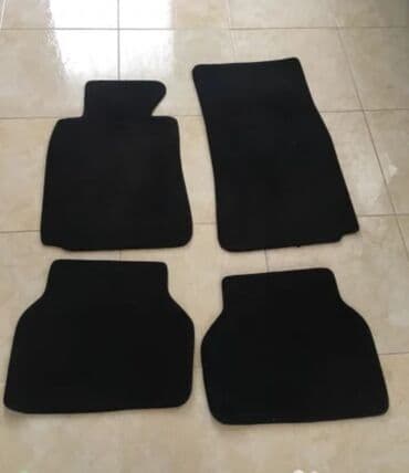 Родные Ворсовые Полики Для салона BMW, цвет - Черный, Б/у, Самовывоз at lalafo.kg Родные Ворсовые Полики Для салона BMW, цвет - Черный, Б/у, Самовывоз