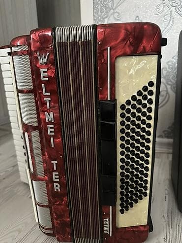 Doninvest: Аккордеон САТЫЛАТ Weltmeister (Германия), красный перламутровый lalafo.kg да — 3 Doninvest: Аккордеон САТЫЛАТ Weltmeister (Германия), красный перламутровый — 3