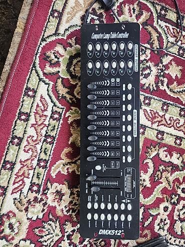 DMX-контроллер освещения DMX512 (Computer Lamp Table Controller) - at lalafo.kg DMX-контроллер освещения DMX512 (Computer Lamp Table Controller) -