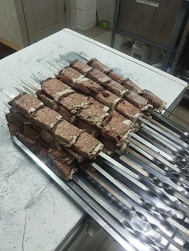 Шашлык и мясо на шампурах – профессиональная заготовка - Ассортимент at lalafo.kg Шашлык и мясо на шампурах – профессиональная заготовка - Ассортимент