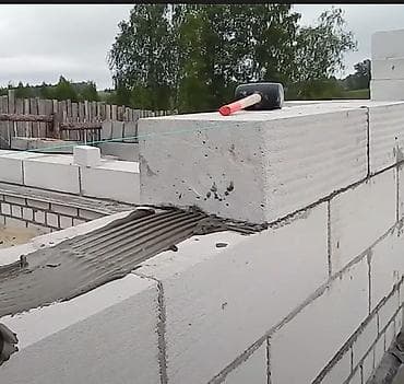 Газоблок стяжка кирпич кырыша фундамент жумуштарын кылабыз at lalafo.kg Газоблок стяжка кирпич кырыша фундамент жумуштарын кылабыз