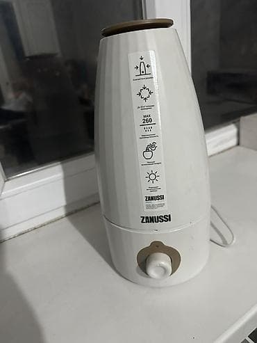 Увлажнитель воздуха Zanussi, Ультразвуковой, Настольный, Ароматизация воздуха at lalafo.kg Увлажнитель воздуха Zanussi, Ультразвуковой, Настольный, Ароматизация воздуха