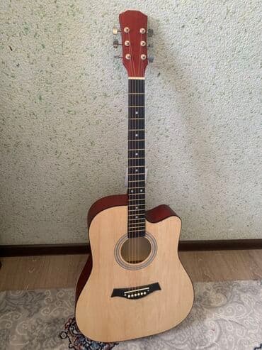 Акустическая гитара классического дизайна с вырезом на корпусе для at lalafo.kg Акустическая гитара классического дизайна с вырезом на корпусе для