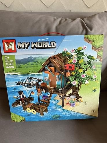Конструктор блоков «My World» (MG1382) — набор по мотивам Minecraft at lalafo.kg Конструктор блоков «My World» (MG1382) — набор по мотивам Minecraft