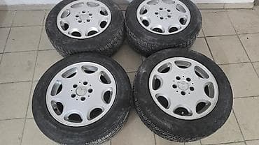 Колеса в сборе 225 / 55 / R 16, Всесезонная, Б/у, Комплект, Легковые, Литые, отверстий - 5 at lalafo.kg Колеса в сборе 225 / 55 / R 16, Всесезонная, Б/у, Комплект, Легковые, Литые, отверстий - 5