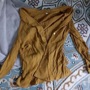 Блузка, Однотонный, Прозрачная модель at lalafo.kg — 1 Блузка, Однотонный, Прозрачная модель — 1