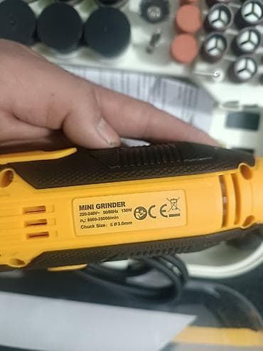 Гравер (мини-дрель) ROLF в кейсе с большим набором аксессуаров at lalafo.kg Гравер (мини-дрель) ROLF в кейсе с большим набором аксессуаров