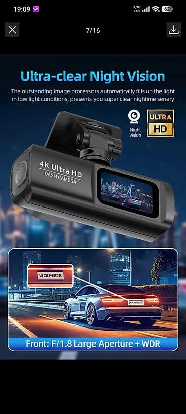 Видеорегистратор Новый, На лобовое стекло, Есть GPS, Есть G-Sensor, Без антирадара at lalafo.kg Видеорегистратор Новый, На лобовое стекло, Есть GPS, Есть G-Sensor, Без антирадара