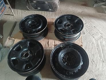 Железные Диски R 15 Комплект, отверстий - 4 at lalafo.kg Железные Диски R 15 Комплект, отверстий - 4