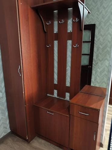 Офис эмереги: Прихожая модульная из ЛДСП в тёплом древесном оттенке. Состав и lalafo.kg да — 3 Офис эмереги: Прихожая модульная из ЛДСП в тёплом древесном оттенке. Состав и — 3