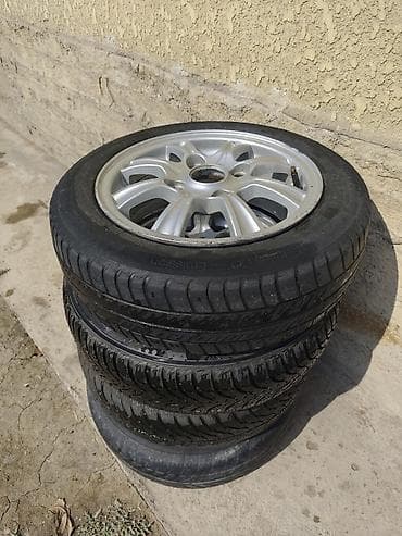 Колеса в сборе 155 / 70 / R 13, Зима, Комплект, Легковые, Литые, отверстий - 4 at lalafo.kg Колеса в сборе 155 / 70 / R 13, Зима, Комплект, Легковые, Литые, отверстий - 4