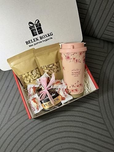 Подарочный бокс BELEK BOXKG “Мы дарим радость”. Состав: - Стильная at lalafo.kg Подарочный бокс BELEK BOXKG “Мы дарим радость”. Состав: - Стильная