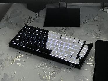 Клавиатура, Royal Kludge, Механическая, Bluetooth, Проводное подключение, Размер: 75% at lalafo.kg Клавиатура, Royal Kludge, Механическая, Bluetooth, Проводное подключение, Размер: 75%