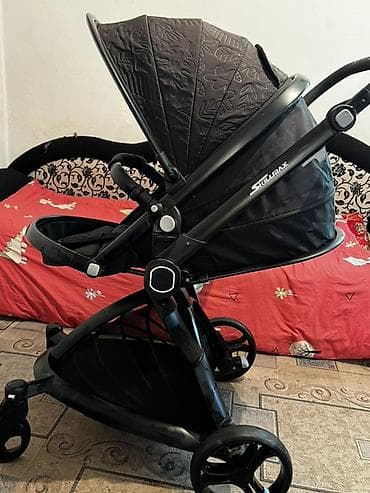 Коляска, Другой бренд, цвет - Черный, Б/у, Самовывоз at lalafo.kg Коляска, Другой бренд, цвет - Черный, Б/у, Самовывоз