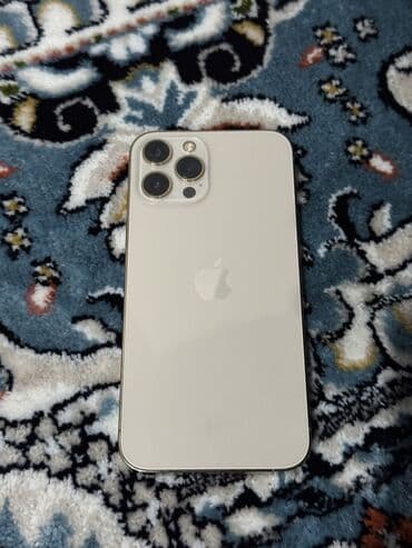 IPhone 12 Pro Max, Б/у, 256 ГБ, Matte Gold, Защитное стекло, Чехол, 76 % at lalafo.kg IPhone 12 Pro Max, Б/у, 256 ГБ, Matte Gold, Защитное стекло, Чехол, 76 %
