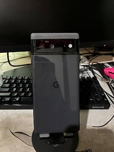 Google Pixel 6A, Б/у, 128 ГБ, цвет - Серый, 2 SIM, eSIM at lalafo.kg Google Pixel 6A, Б/у, 128 ГБ, цвет - Серый, 2 SIM, eSIM