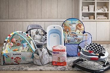 Набор детских товаров для ухода и развлечений малыша.👶 Большой набор at lalafo.kg Набор детских товаров для ухода и развлечений малыша.👶 Большой набор