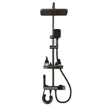 Душевая система с верхним тропическим душем и электронным блоком at lalafo.kg Душевая система с верхним тропическим душем и электронным блоком