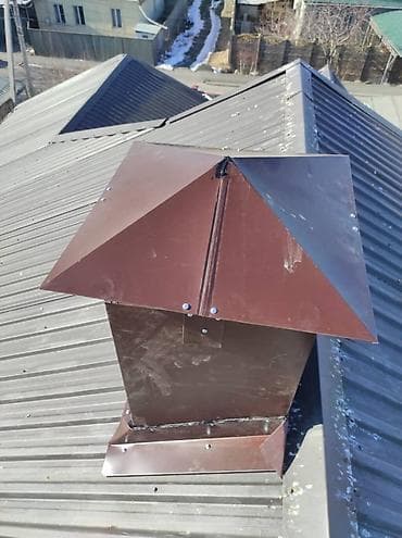 Вентиляционные выводы на крышу с монтажом. Уйлордун ичин табигый at lalafo.kg — 2 Вентиляционные выводы на крышу с монтажом. Уйлордун ичин табигый — 2