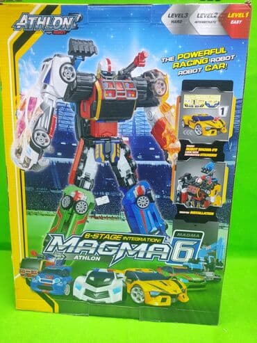 Игровой набор Athlon Robot Magma 6 — трансформирующийся at lalafo.kg Игровой набор Athlon Robot Magma 6 — трансформирующийся