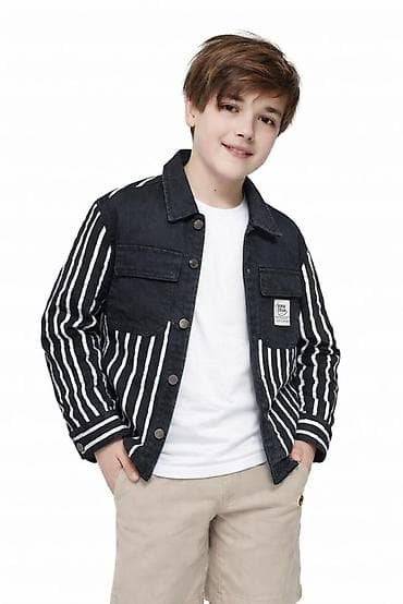 Жамгыр өткөрбөс курткалар: ☘️Куртки осенние для мальчиков Ткань: джинсовая Расцветки: черный, в lalafo.kg да — 3 Жамгыр өткөрбөс курткалар: ☘️Куртки осенние для мальчиков Ткань: джинсовая Расцветки: черный, в — 3