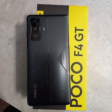 Poco F4 GT, Б/у, 256 ГБ, цвет - Черный, 2 SIM at lalafo.kg Poco F4 GT, Б/у, 256 ГБ, цвет - Черный, 2 SIM