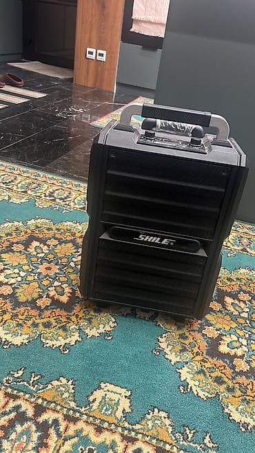 Портативная акустическая система SHILE - Мощный мобильный динамик с at lalafo.kg Портативная акустическая система SHILE - Мощный мобильный динамик с