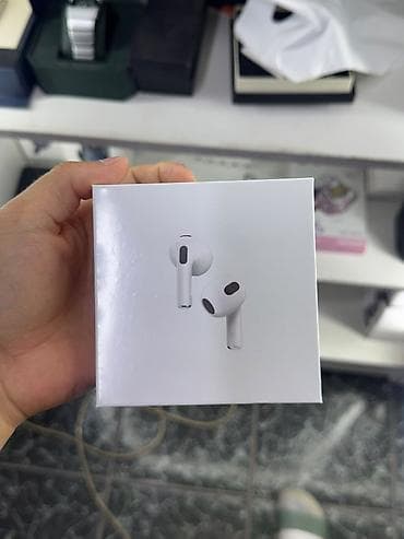 Apple AirPods (3‑е поколение) - Беспроводные наушники с lalafo.kg да Apple AirPods (3‑е поколение) - Беспроводные наушники с